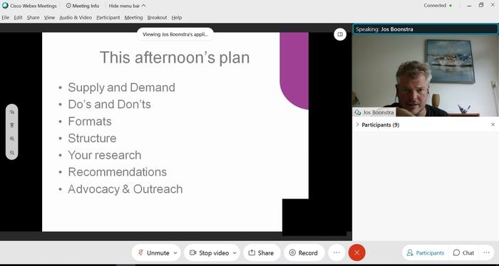 Presentation by Jos Boonstra