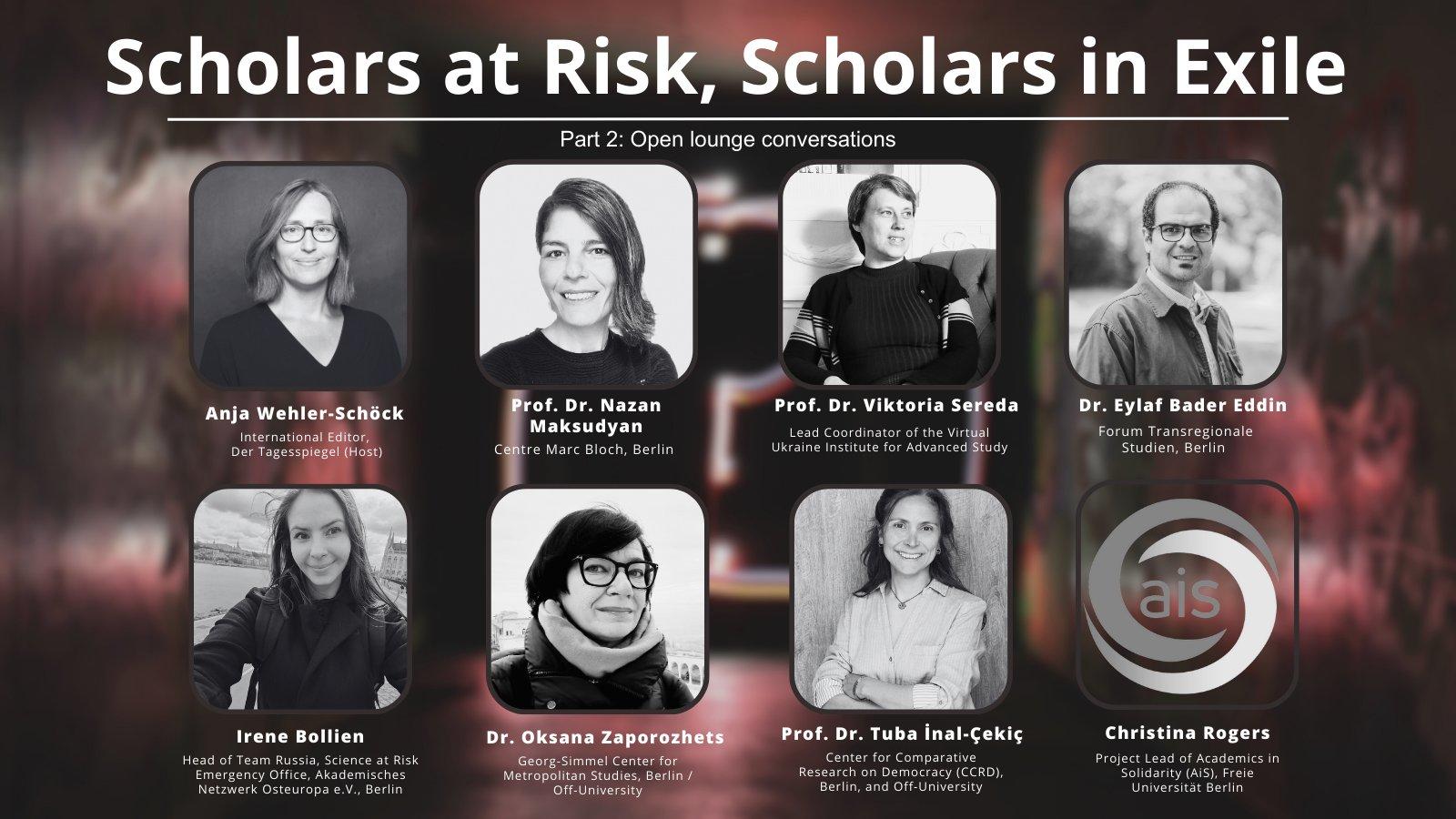 Zeit Stiftung scholars at risk 2023 archive