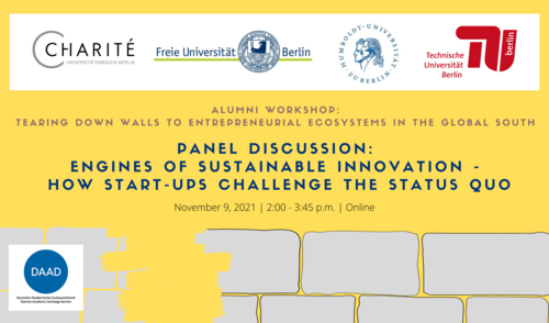 Panel: Engines of Sustainable Innovation - How Start-ups Challenge the Status Quo