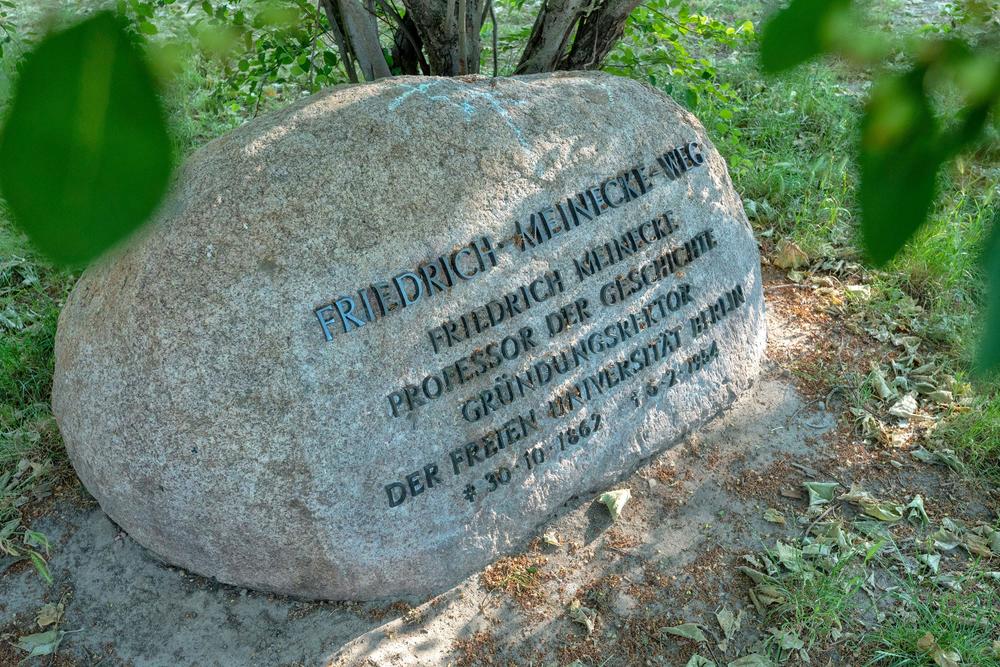 Memorial Stone in Honor of Friedrich Meinecke