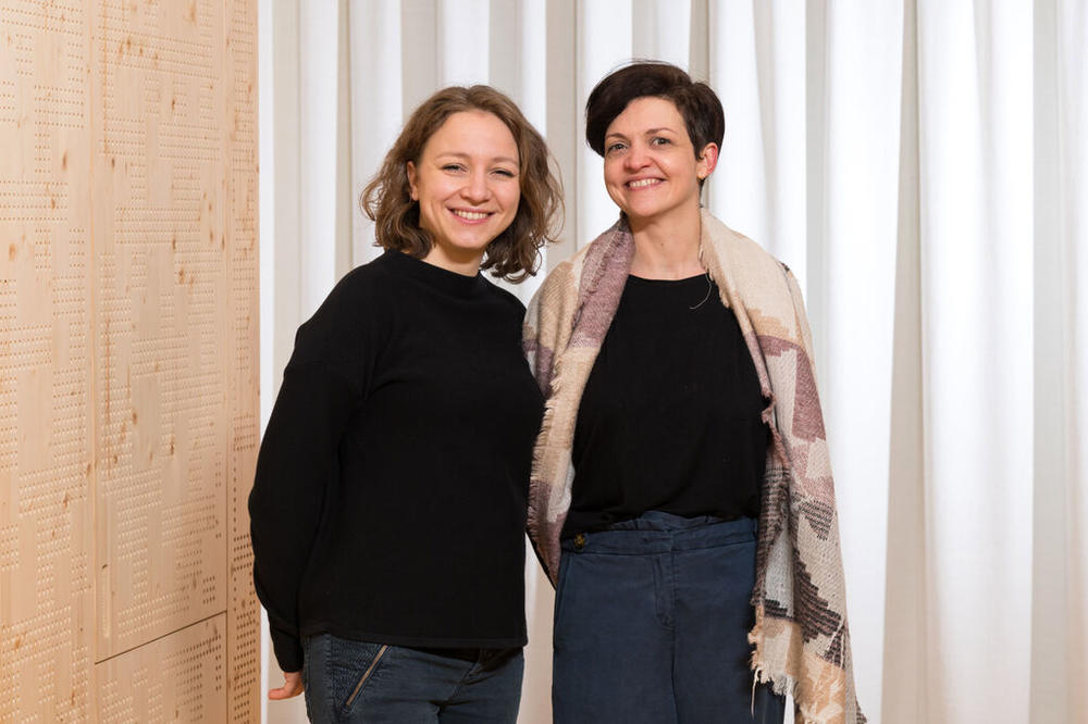 The start-up founders of Carbon Instead: Julia Roth and Joanna Fatorelli