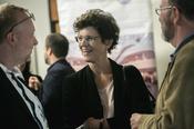 Annette von Schönfeld, Director Heinrich Böll Foundation Brazil and FU-Alumna, at Reception in São Paulo