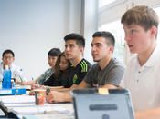 Students in class