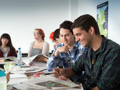 Students in class