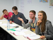 Students in class