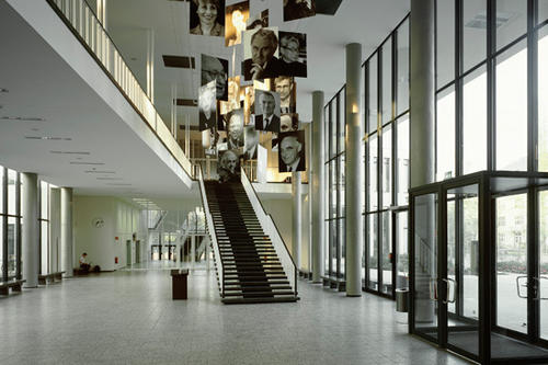 The foyer of the renovated Henry Ford Building