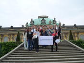 Members of the International Club of Freie Universität during an excursion to Potsdam.