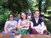 All in the same boat: in the Spreewald region.