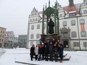 During an excursion to Wittenberg, the "town of Luther."