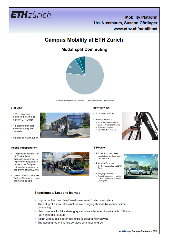 CampusMobilityETH Zürich