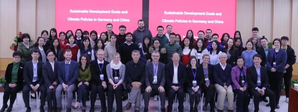 Workshop on sustainable development goals and climate policies in Germany and China.
