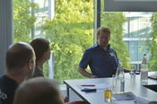 Henning Krause explained how social media can be used for the presentation of one’s research profile.