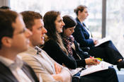 Junior researchers received interesting advice on funding options.