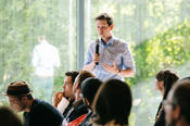 The audience and panellists had a lively exchange of ideas.