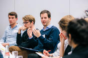 Prof. Dr. Philipp Lepenies exchanged ideas about transdisciplinary research with the other participants.