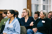 Many researchers had come to talk about juggling family and job.