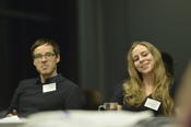 The education researcher Dr. Dr. Diana Raufelder and Hannes Berger from Freie Universität’s Research Support Division directed one of the four workshops.