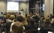 About 40 junior researchers had come into the Seminaris in order to hear the talk and participate in the discussion.