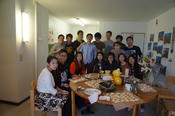 Preparing the celebration of the Chinese Spring Festival in the Student Village Schlachtensee