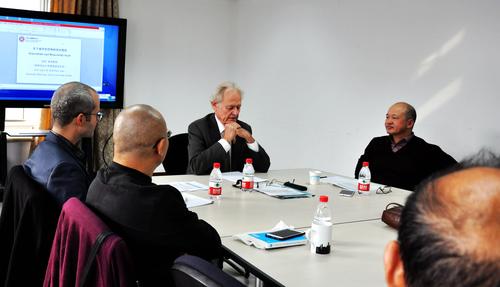 Prof. Dr. Rolf-Peter Janz talking about "The City: Chimera and Ideal".