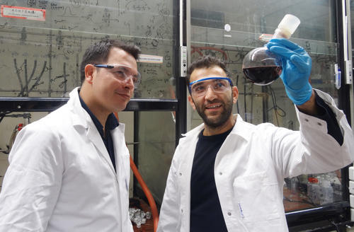 Prof. Dr. Marcelo Calderon (links) und Michael Giulbudagian (rechts)