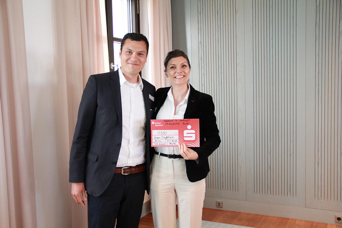 Team Greendiagnose gewann den ersten Platz in der Kategorie Life Sciences & Health
