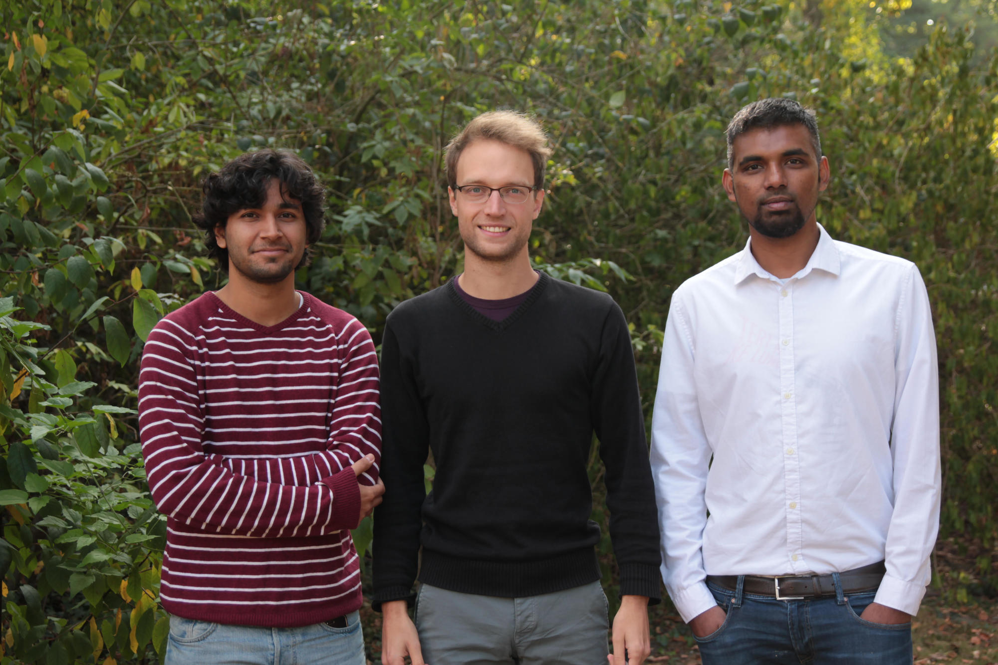 Omri Bushari, Fabian Kirsch und Abou George von RestRunner
