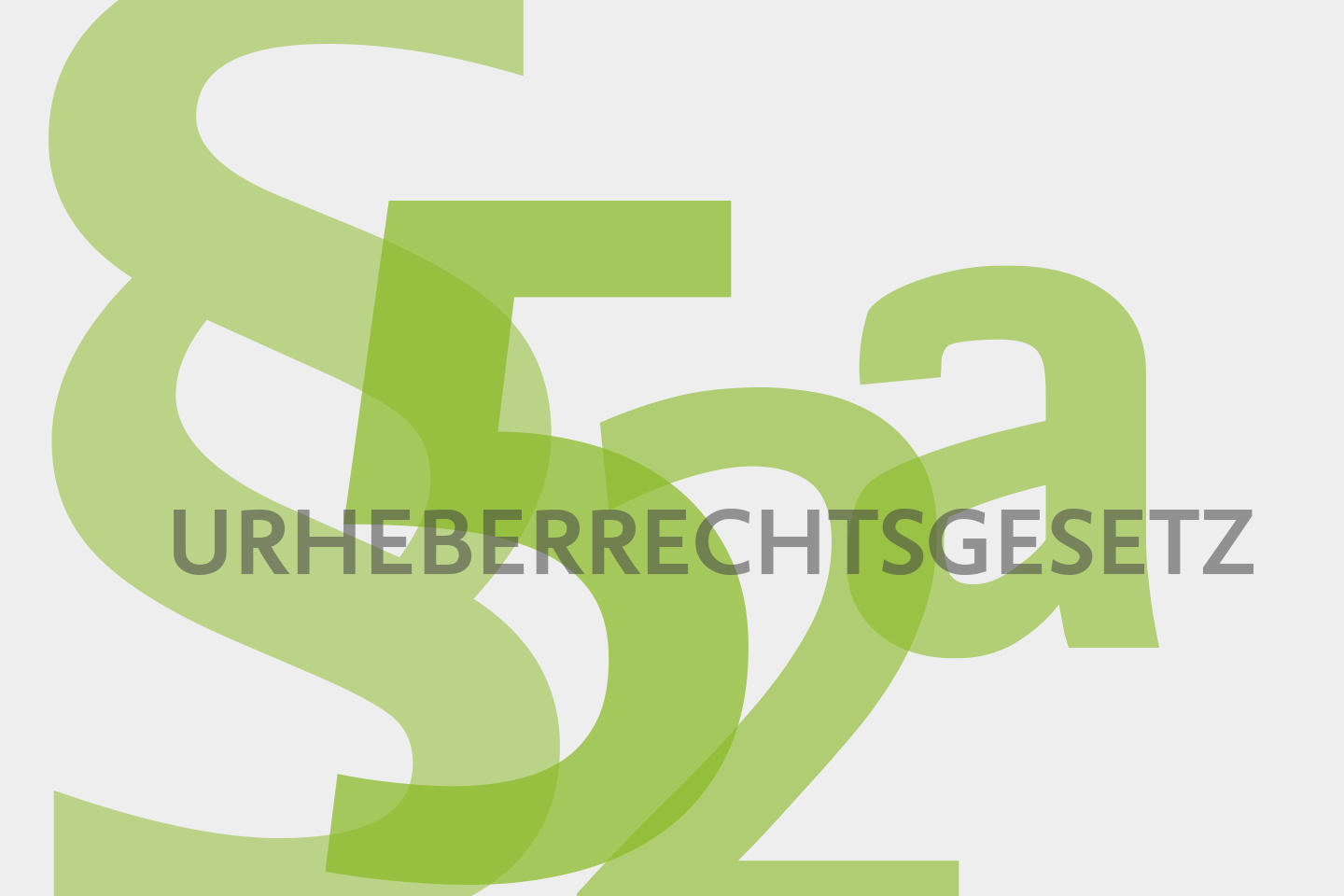 Im Paragraph § 52a ist die öffentliche Zugänglichmachung von Werken für Unterricht und Forschung geregelt.