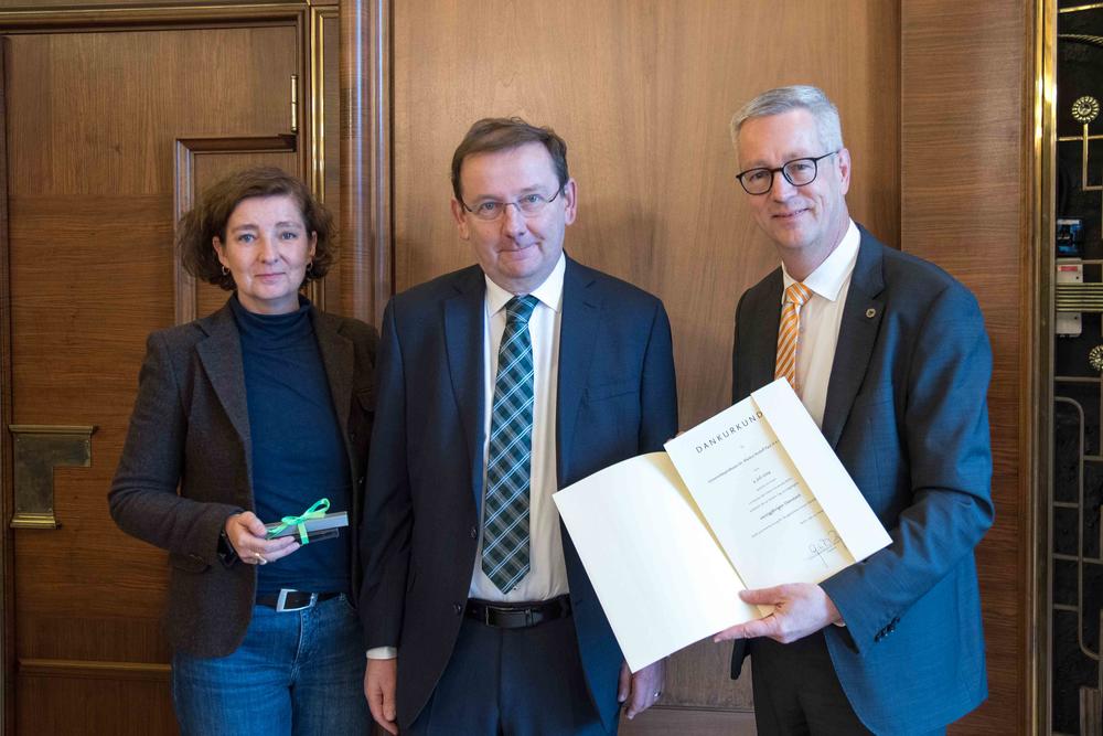 Professor Markus Heintzen feierte sein 40-jähriges Dienstjubiläum.