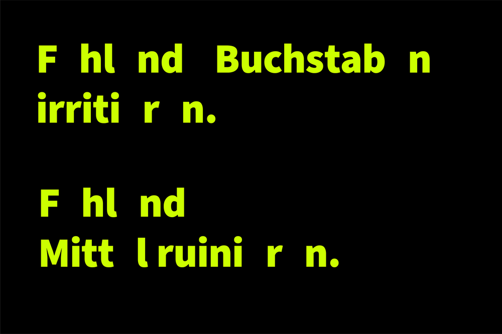 Woche ohne E
