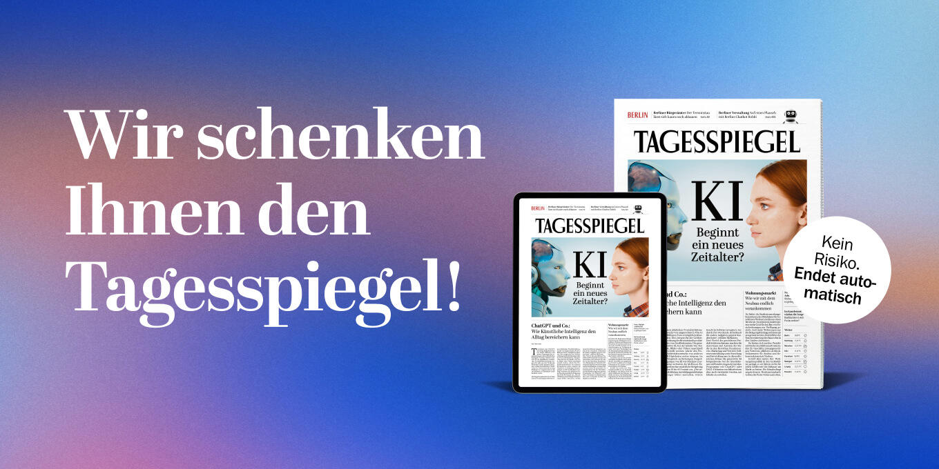 Anzeige des Tagesspiegel