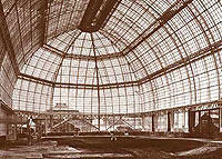 Das Große Tropenhaus im Bau