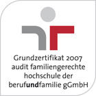 Die Freie Universität Berlin erhält das Grundzertifikat "familiengerechte Hochschule"