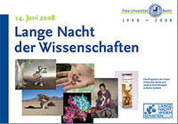 Cover der Langen Nacht der Wissenschaften 2008