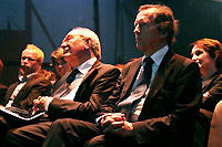 Nach Brasilien angereist waren auch Prof. Dr. Werner Väth, Vize-Präsident der Freien Universität (rechts), sowie der Vorsitzende des Kuratoriums Prof. Dr. Hans-Uwe Erichsen (links).
