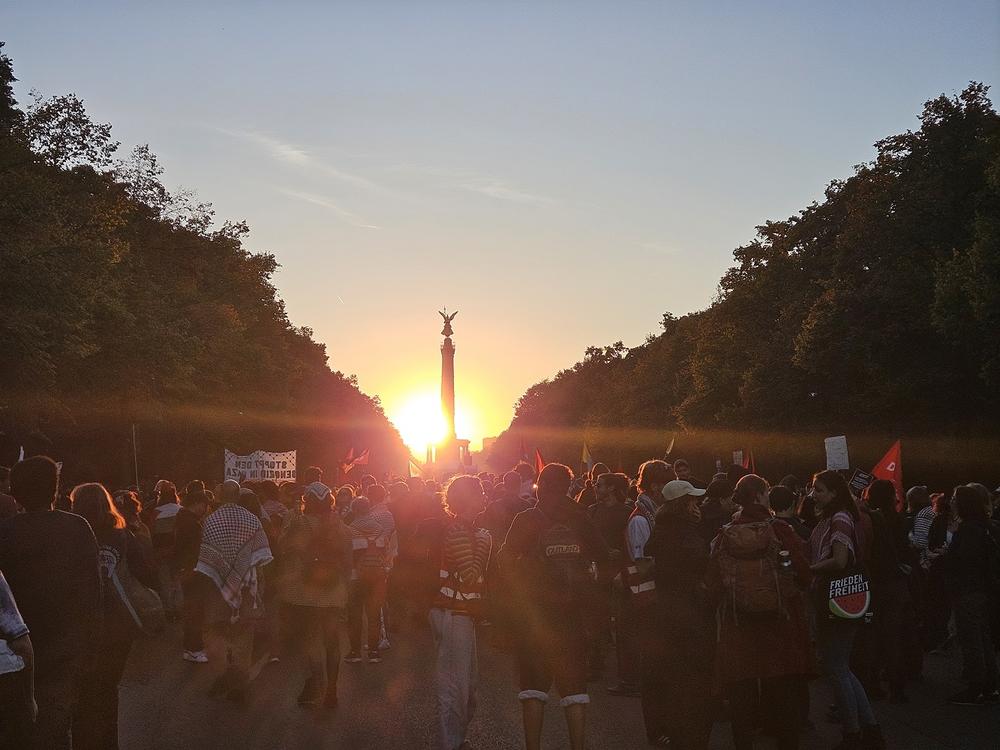 Bild einer Demonstration vom 27. September 2025.