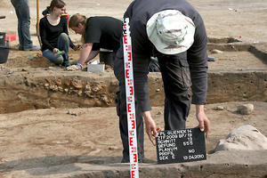 So far archaeologists from Freie Universität have been digging for more than six months in the area around Rangsdorf Lake.