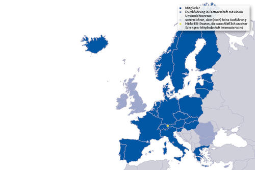 Der Schengenraum: Noch in den sechziger und siebziger Jahren war es undenkbar, dass Personen in Europa ohne systematische Grenzkontrollen reisen konnten.