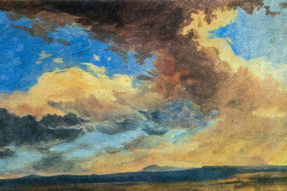 Der österreichische Schriftsteller Adalbert Stifter malte Wolkenbildungen und machte Wetterphänomene auch zu einem wichtigen Motiv seiner Erzählungen.