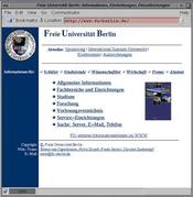 1989 wird die Domain fu-berlin.de beantragt und 1990 ist die Freie Universität schließlich über das Wissenschaftsnetz (WiN) mit dem Internet verbunden.