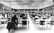 Der alte Lesesaal der Universitätsbibliothek in der Garystraße.