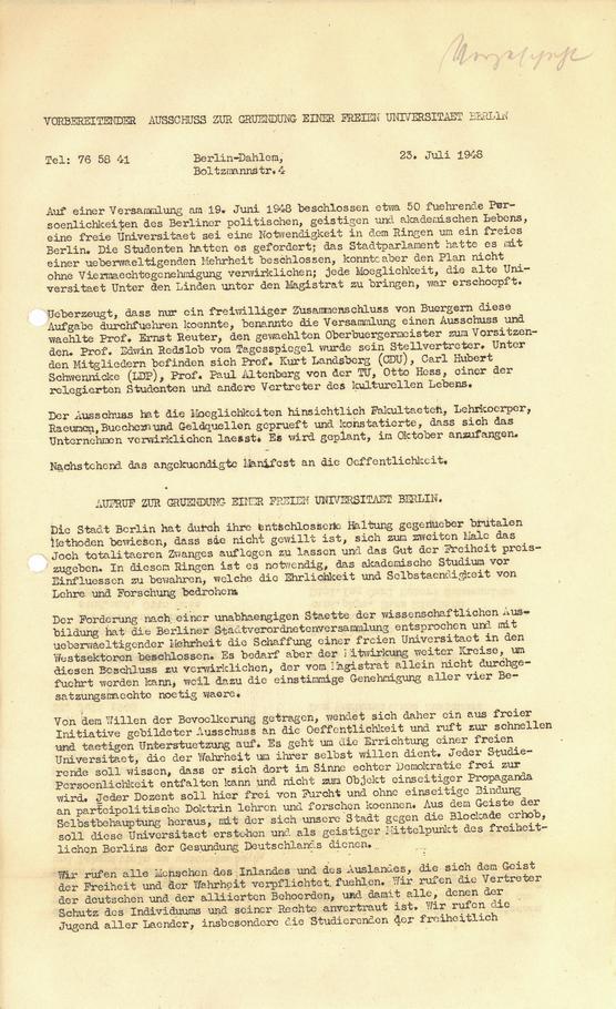 Gründungsmanifest