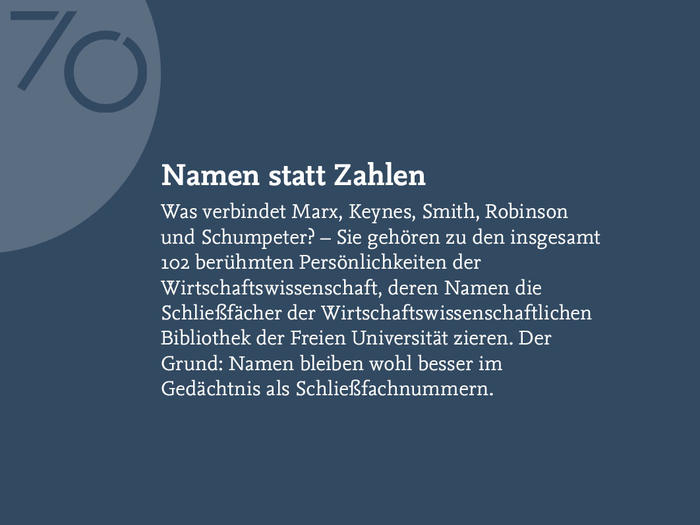 Namen statt Zahlen