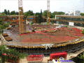 Die Baustelle im Juni 2002