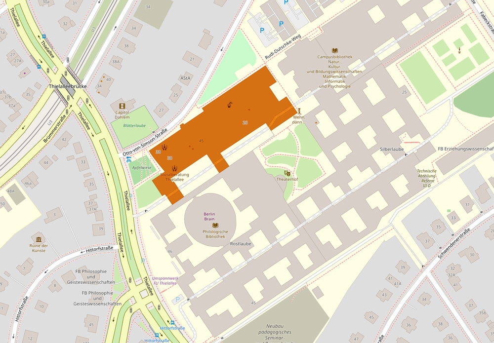 Geschlossene Gebäude am Donnerstag, 13. November 2025