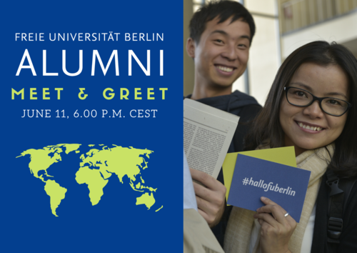 Alumni Meet Greet Staying Connected In Times Of Corona Alumni Netzwerk Freie Universitat Berlin