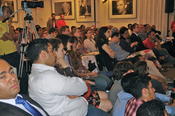 About 130 attendees celebrated the Slamers
