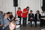 Dr. Michael Harms (Head of DAAD Cairo Office) and Dr. Martin Bergfelder (Science Counselor of the German Embassy) attended the event