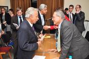 Prof. Ibrahim Abouleish and Ambassador Michael Bock at the launch of the Liaison Office