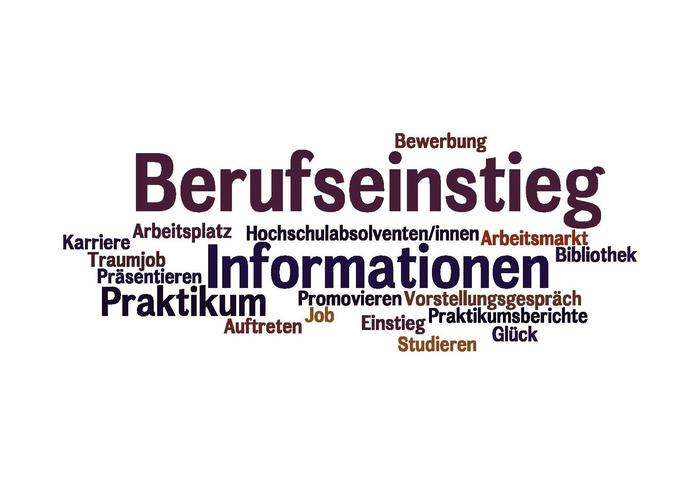 Berufseinstieg Wordcloud x